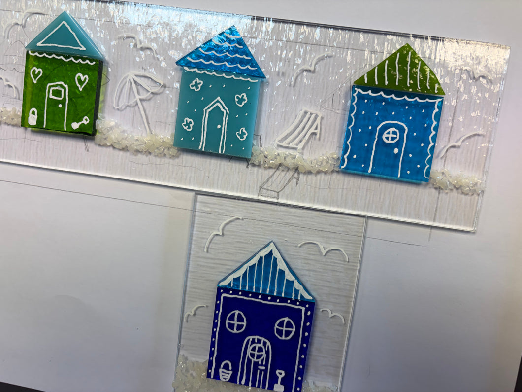 Fused Glass Beach Huts - Saturday 8th August 10.30am-12.30