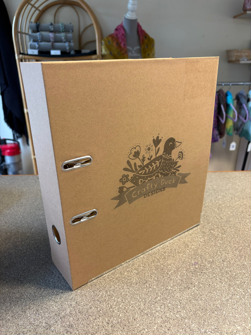 Crafty Duck A4 lever arch file