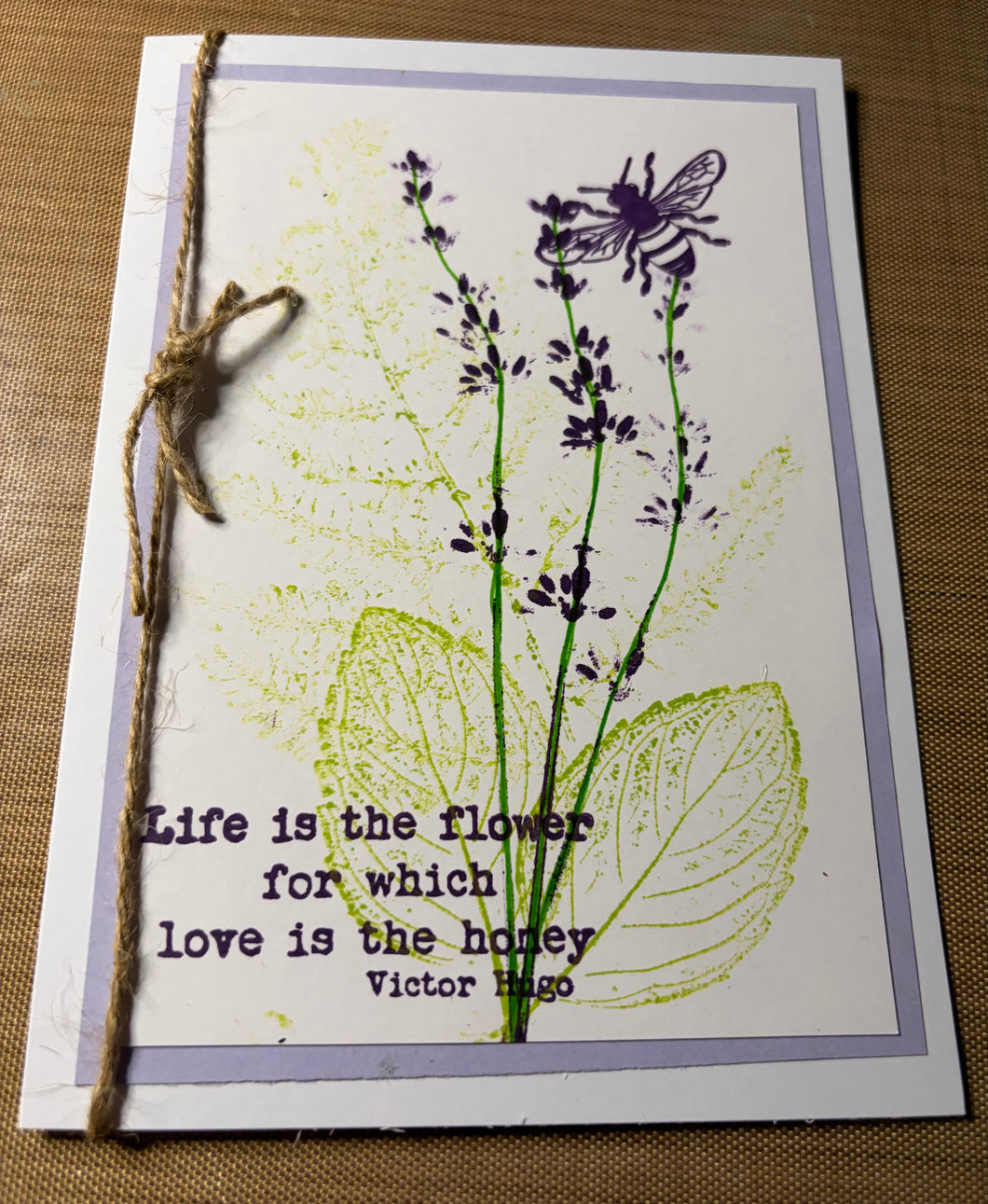 Flower Printing to make cards - Wednesday 12th August 1pm-3pm