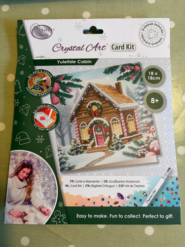 Yuletide Cabin card kit