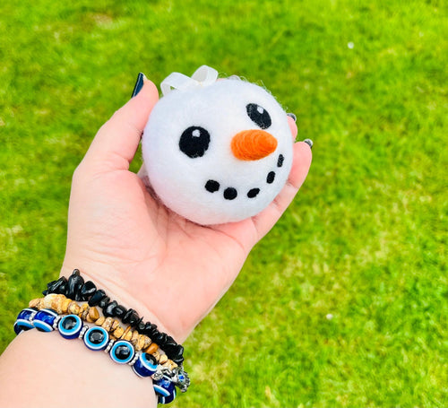 Needle felted snowman bauble Saturday 23rd November 10am