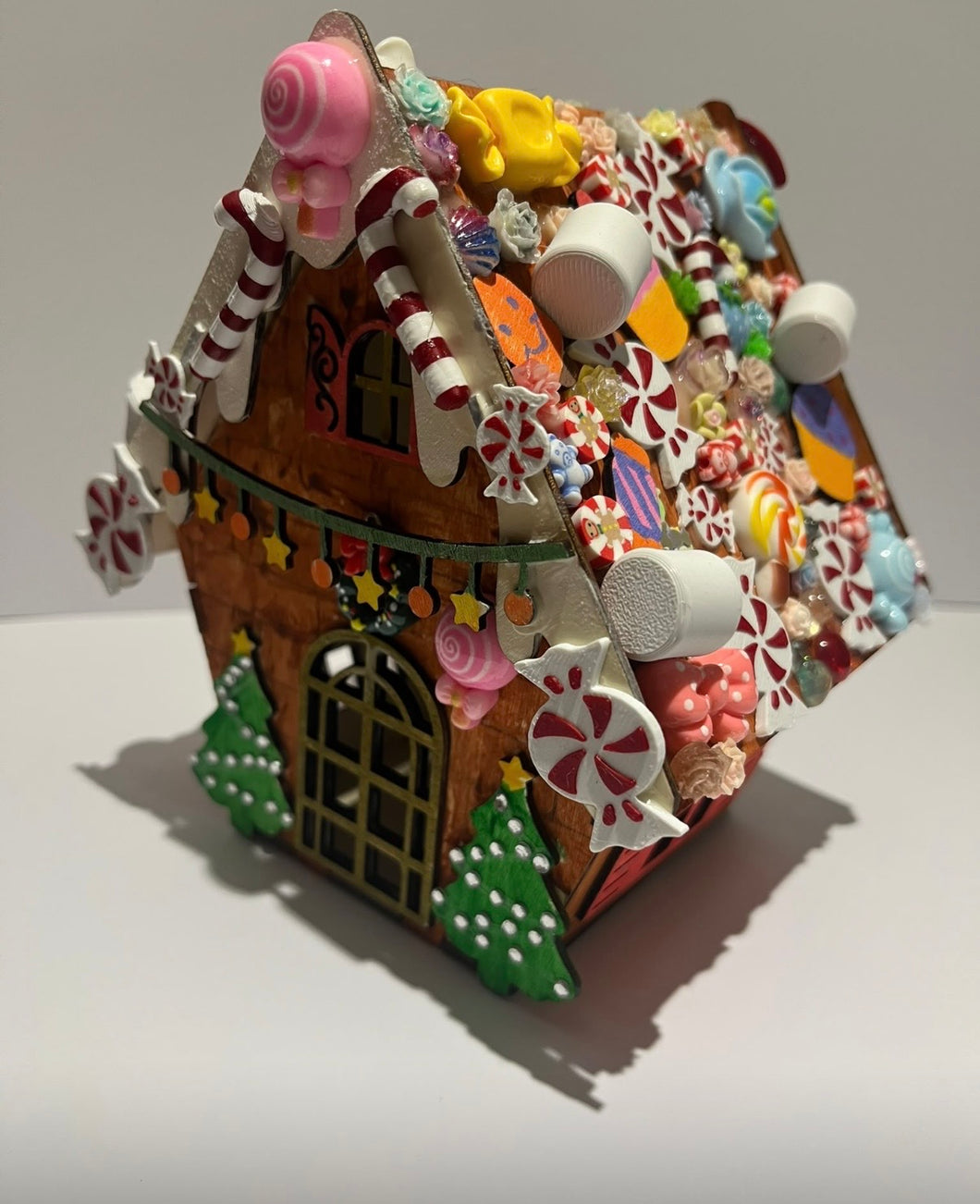 Wooden Gingerbread House Decoration - Saturday 5th December 10am-12noon