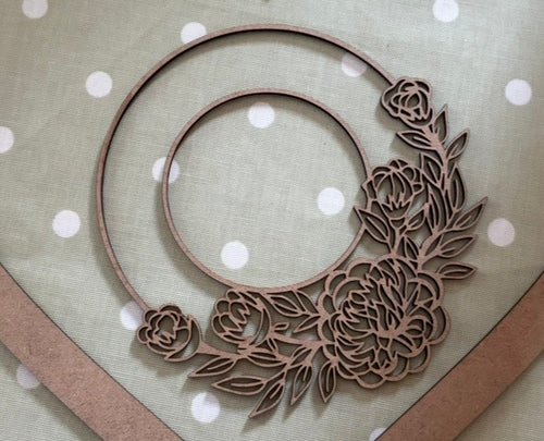 MDF - Floral Frame