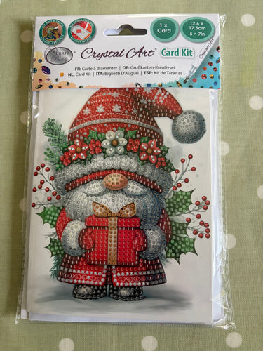 Holiday Gnome card kit