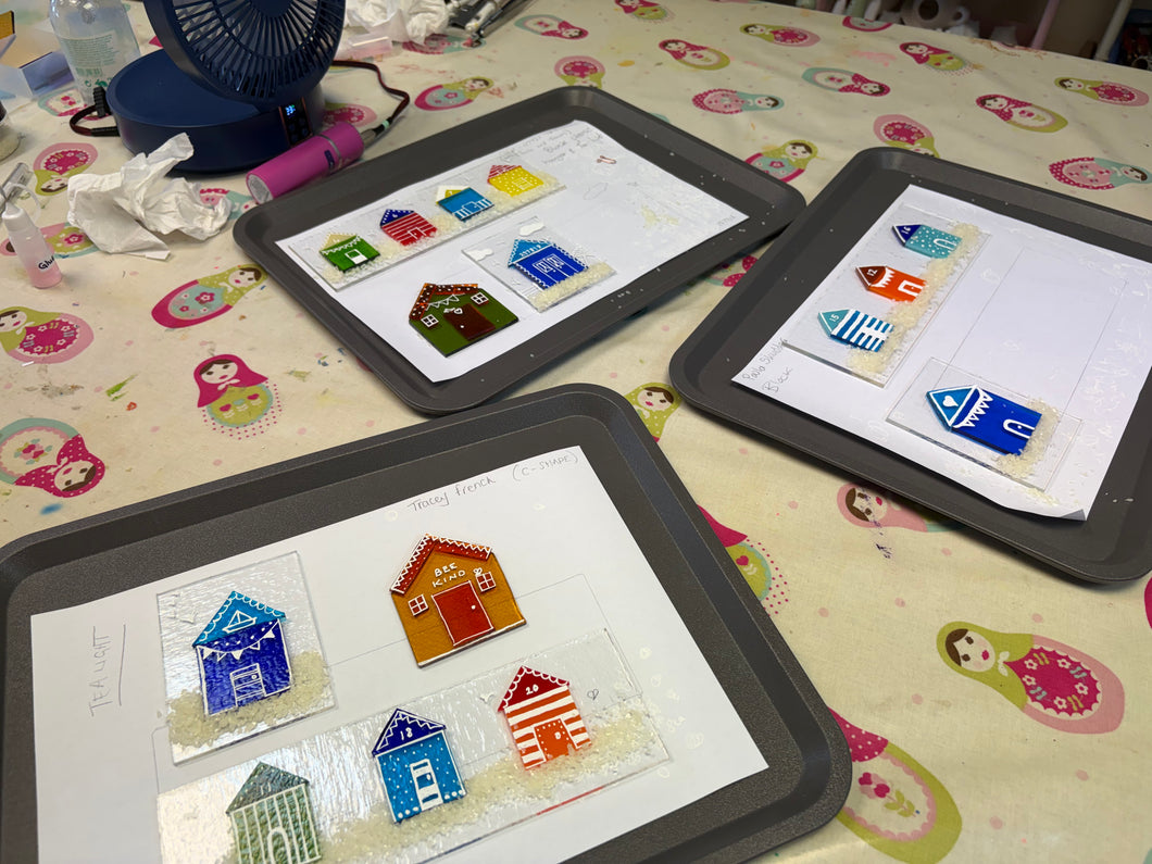 Fused Glass Beach Huts - Saturday 18th July 10.30am-12.30
