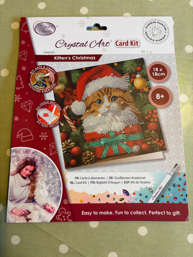 Kitten’s Christmas card kit