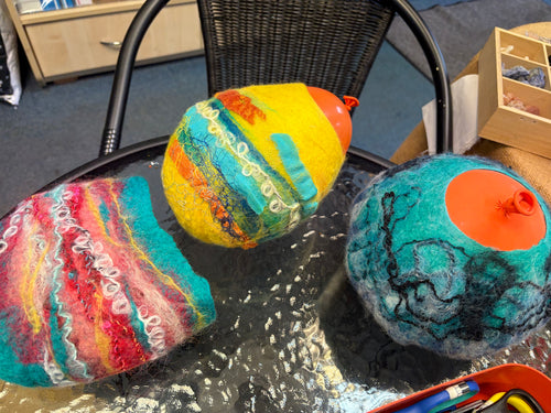 Wet Felted pods/3D bowls - Friday 10th July 10.30am-12.30
