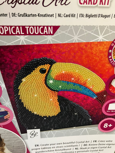 Tropical Toucan Crystal Art Card kit