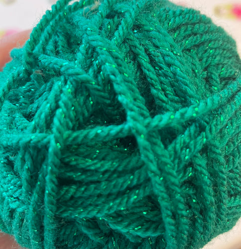 Cygnet Glitter DK Yarn - Pine