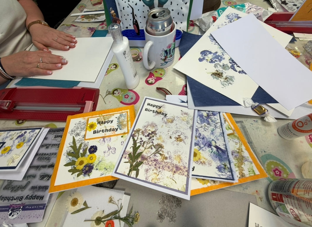Card making workshop - Friday 17th July 10.30am-12.30