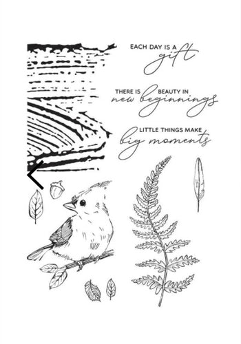 Spellbinders Woodland Tales A6 stamp
