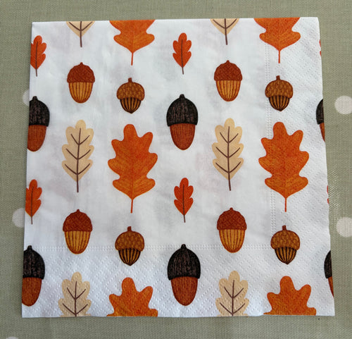 Acorn napkin
