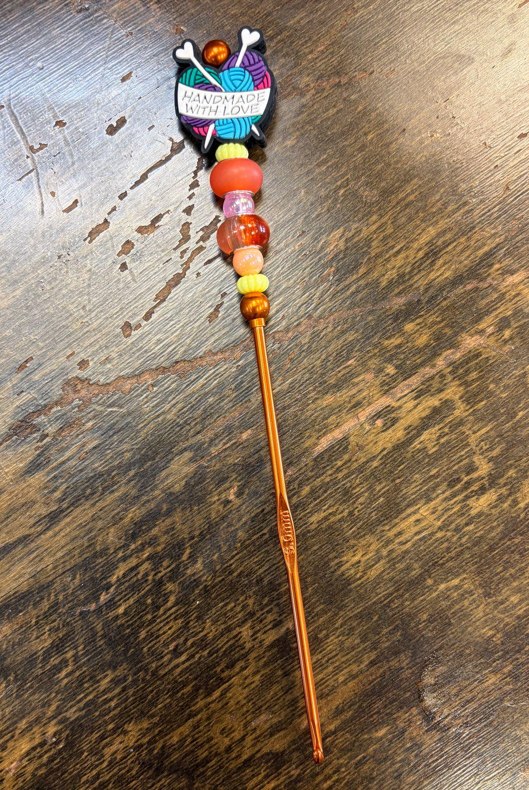 3mm crochet hook - orange