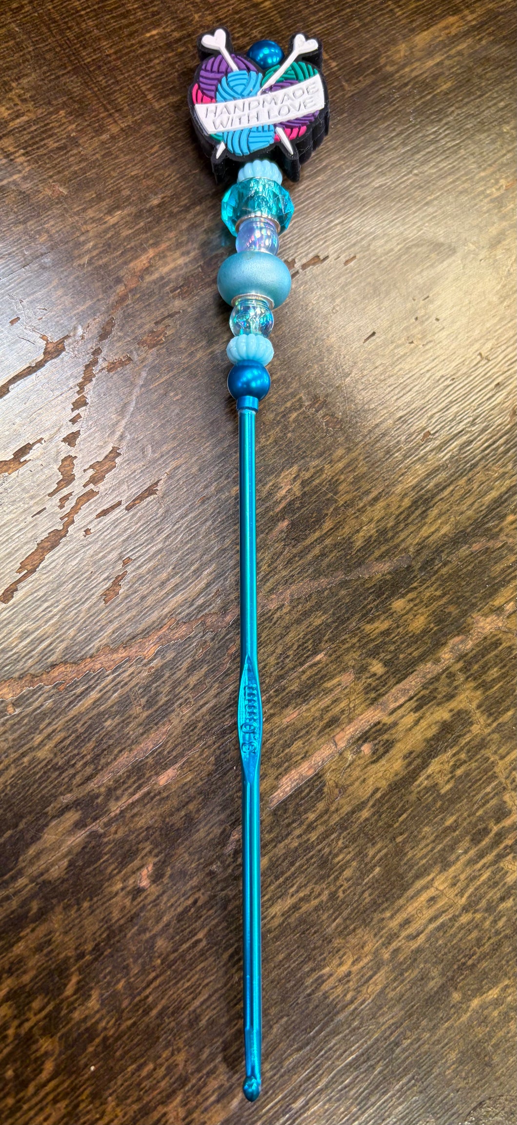 3mm crochet hook - light blue