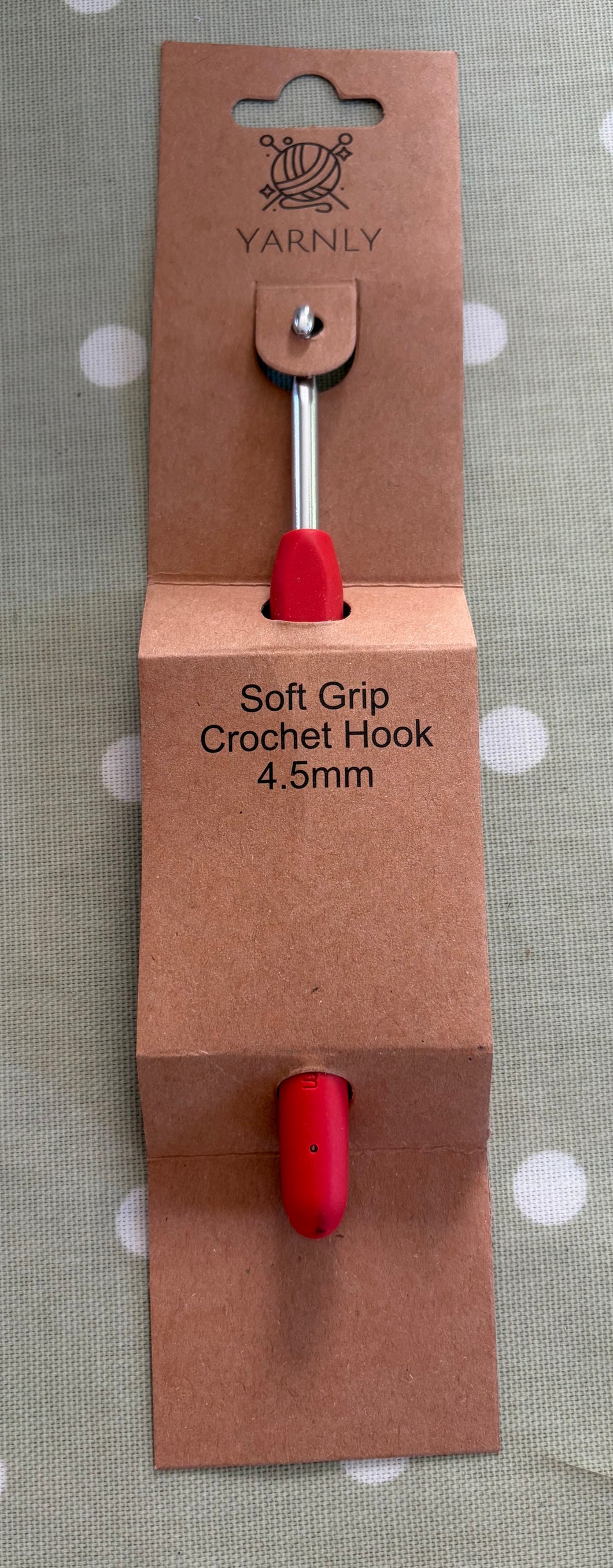 Crochet hook soft grip 4.5mm