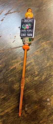 4mm crochet hook - orange book