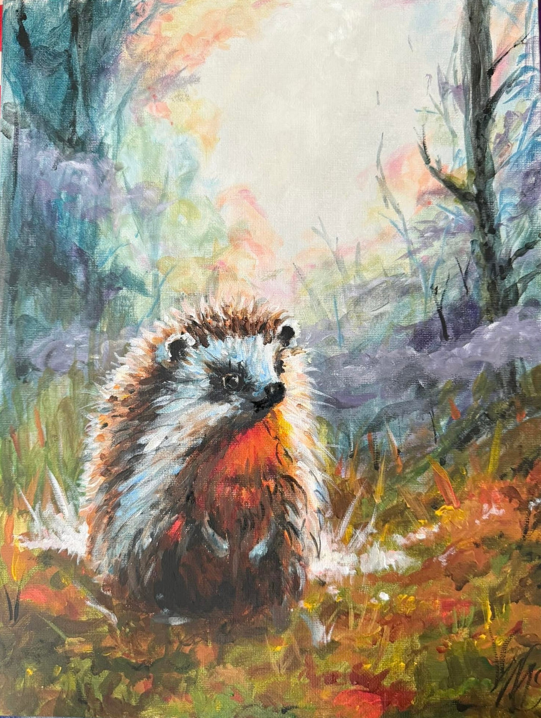 Painting with Maria - Hedgehog - Saturday 25th October 2pm