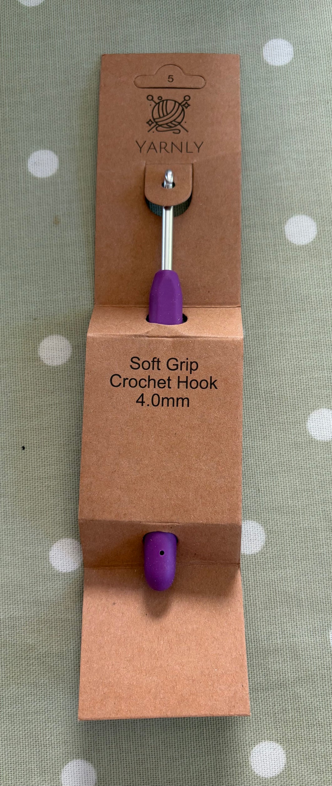 Crochet hook soft grip 4mm