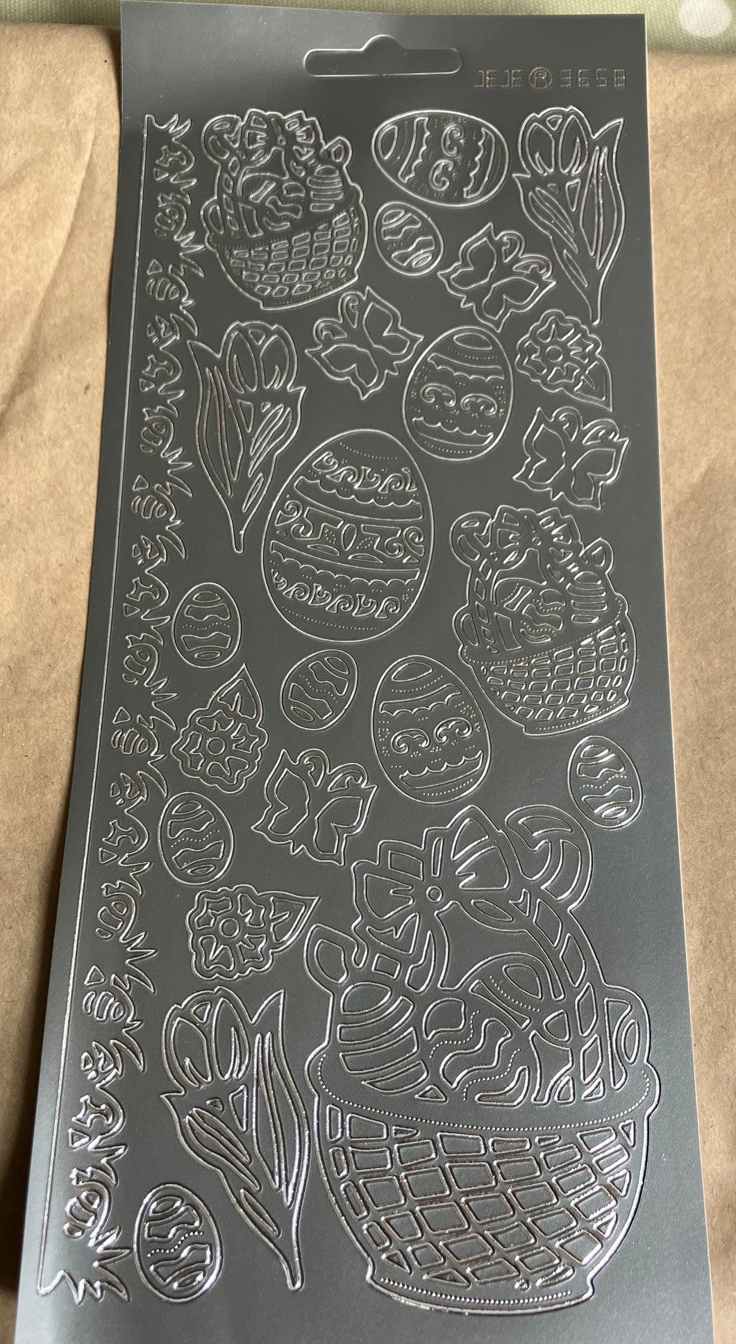 Easter Egg Peel off sheet