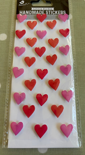 Little Birdie 3D stickers - Hearts