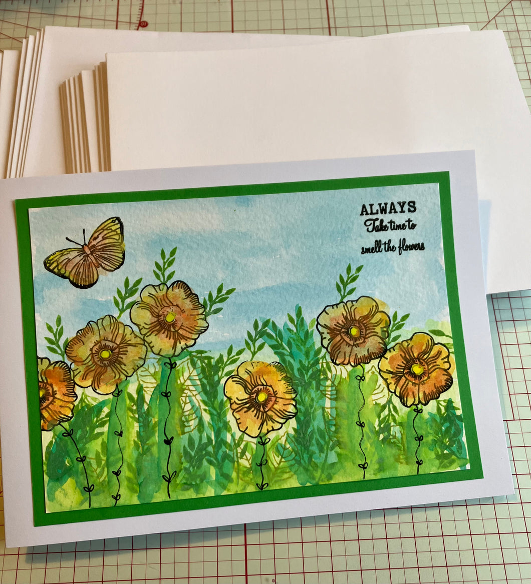 Landscape 5x7 cards & envelopes pack of 10