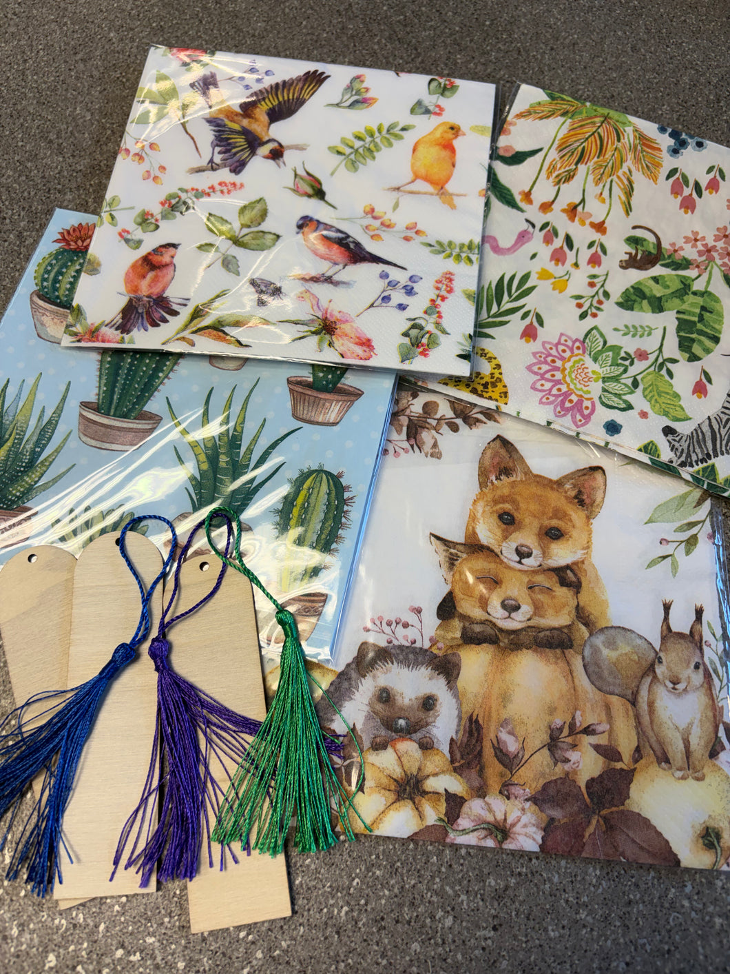 Decoupage bookmarks - Wednesday 5th August 1pm-3pm