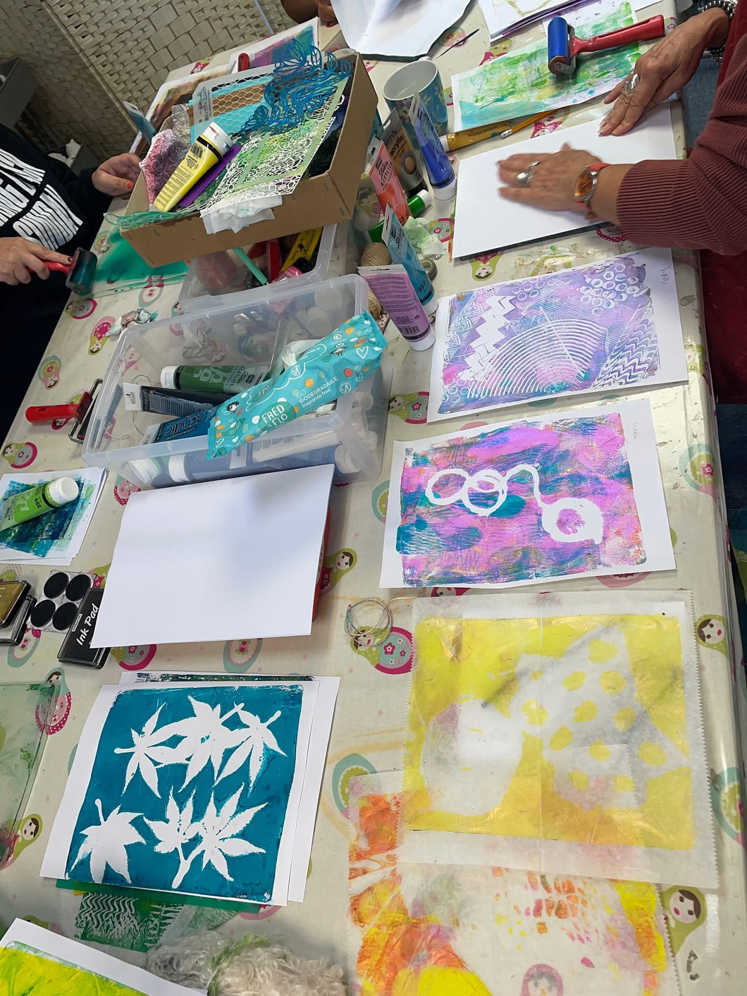 Gelli Plate Printing - Friday 18th September 10.30am-12.30