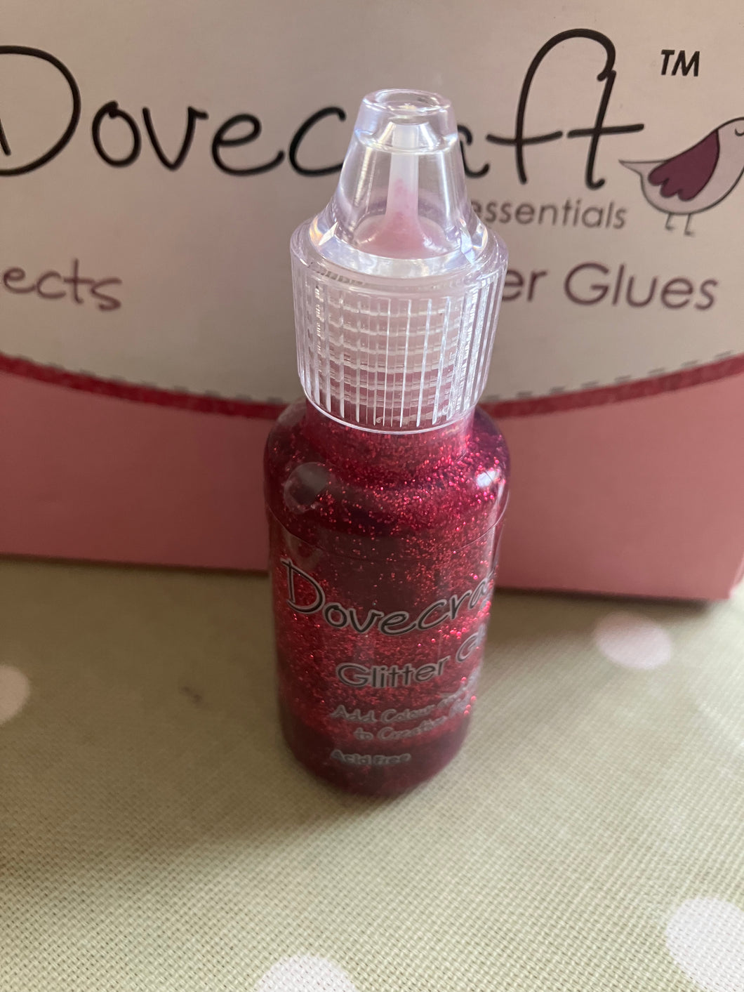 Glitter Glue - Cerise