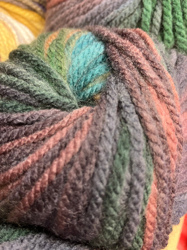 Cygnet Colour Rush Chunky Yarn- Mossy Meadow