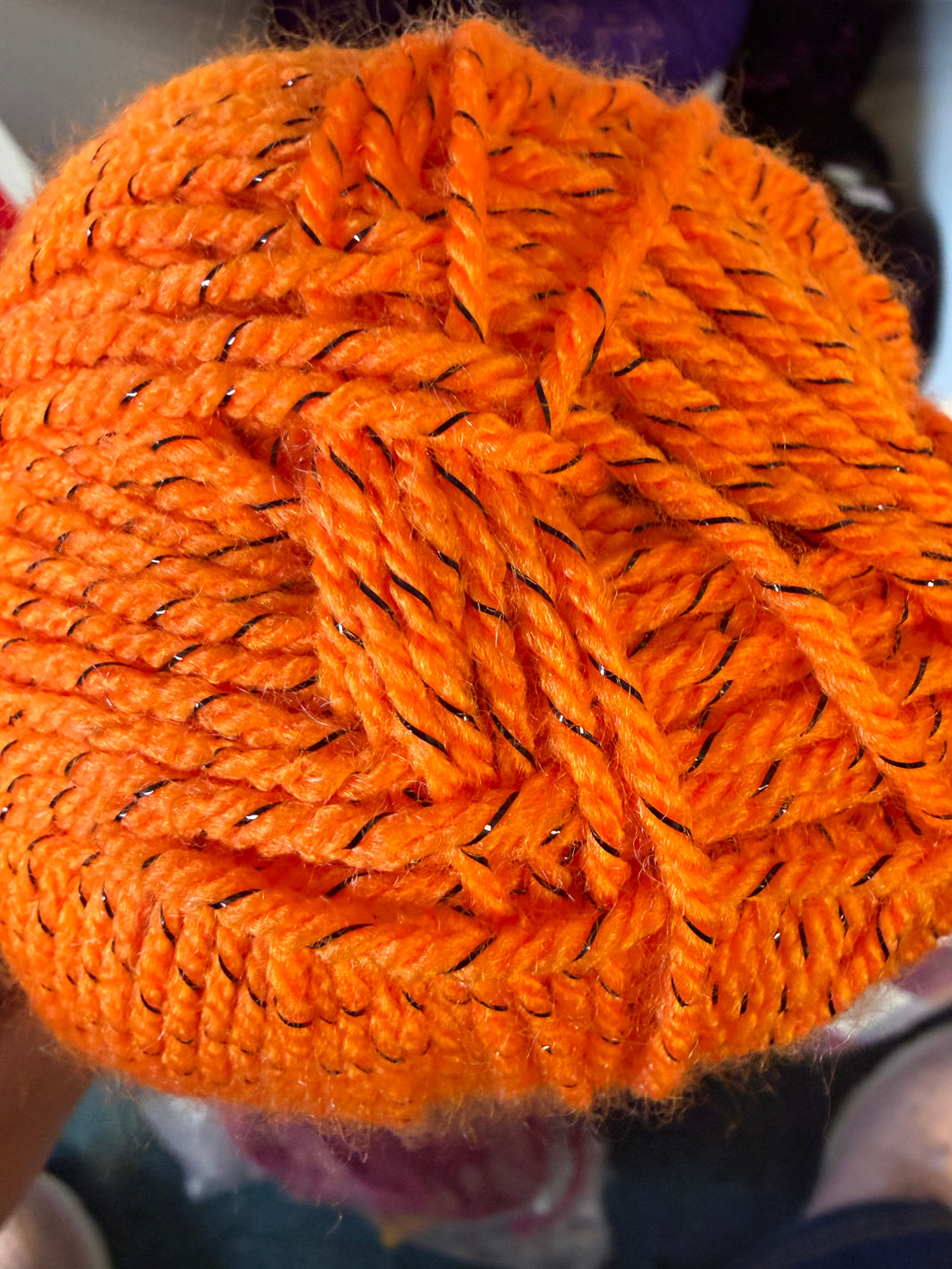Cygnet DK Glitter Yarn - Jack O Lantern