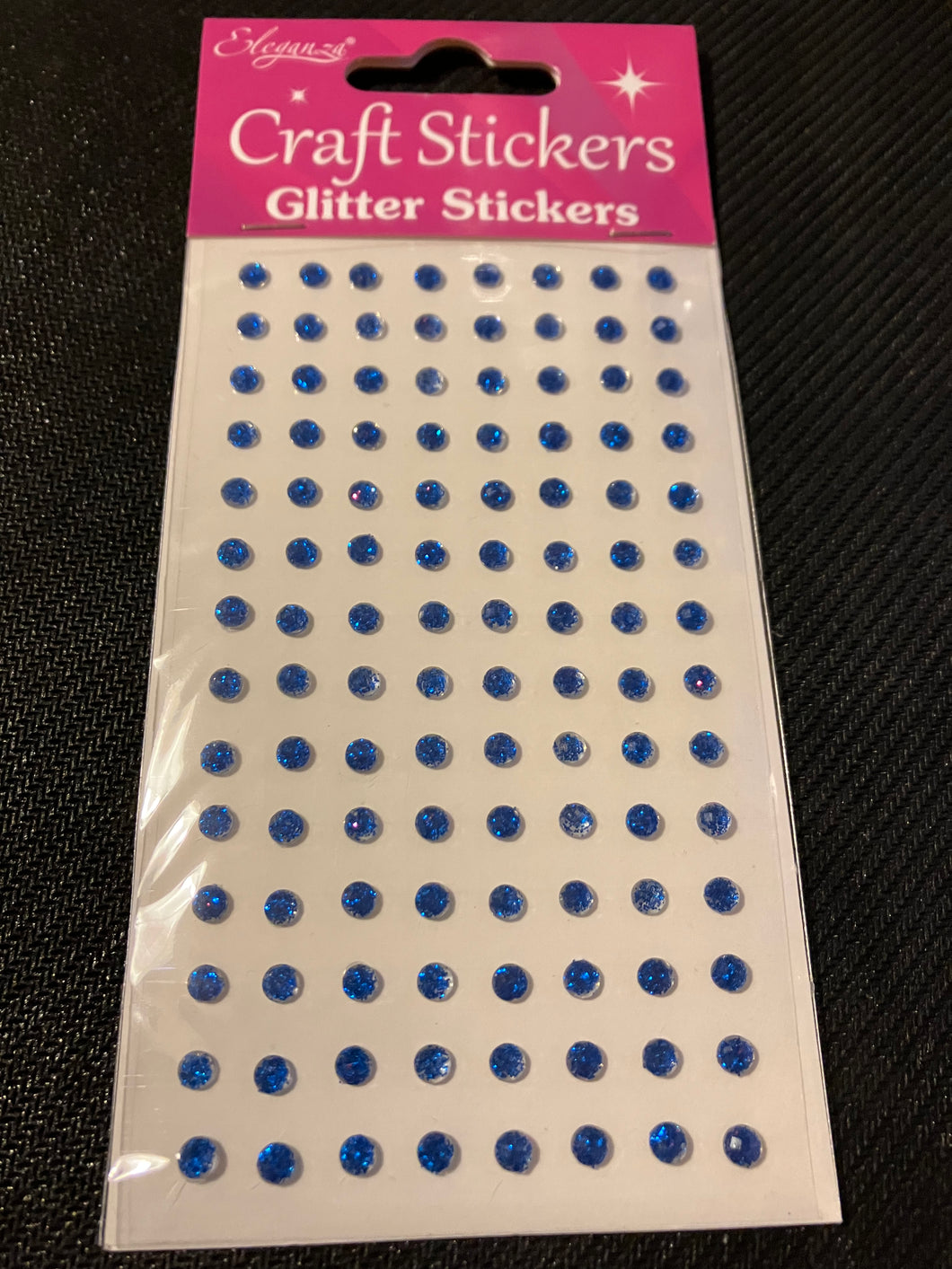 4mm Glitter Gems - Royal Blue