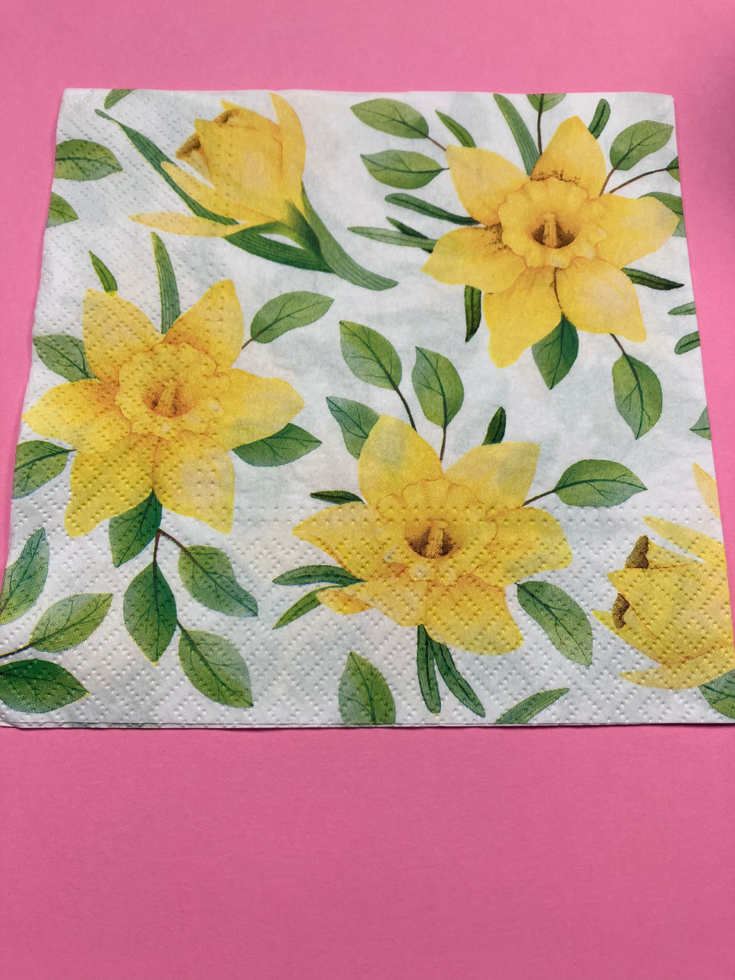 Daffodil napkin - pack of 4