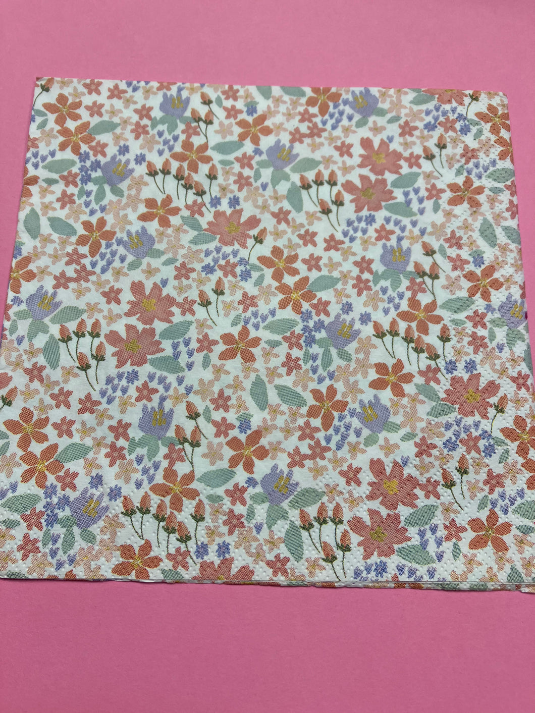 Ditsy Floral napkin - single