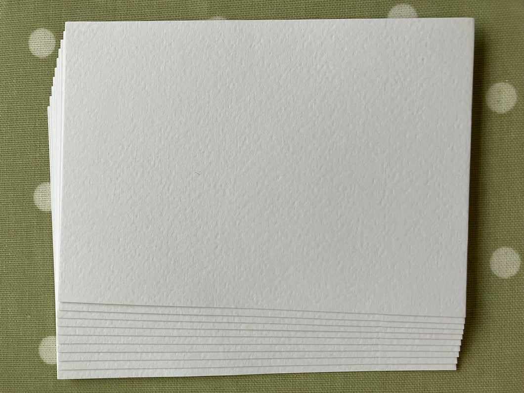10 6x4 (postcard) watercolour card-stock