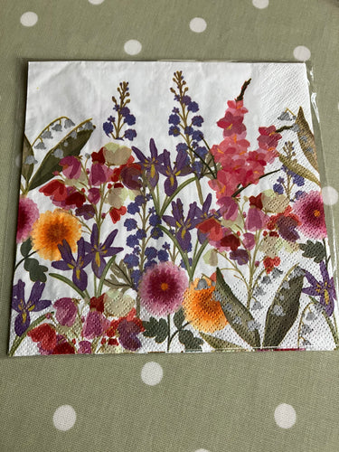 Flowers napkin - single