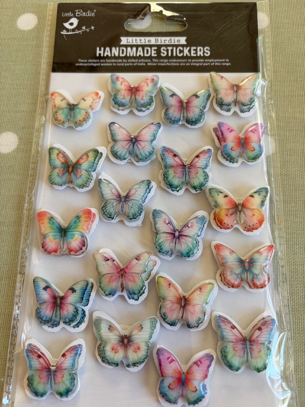 Little Birdie 3D stickers - Butterflies