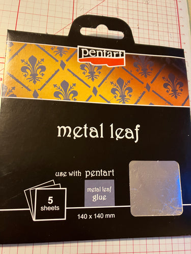 Pentart Metal Leaf - Silver x5 sheets