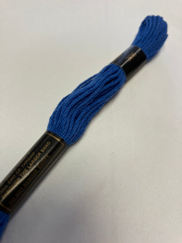 Dark blue embroidery thread