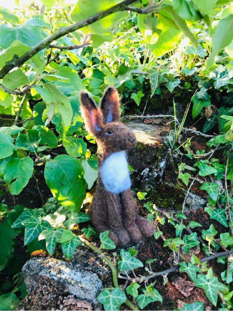 Needle Felted hares with Sarah - Saturday 12th July 10am-2pm