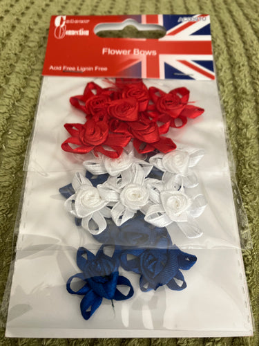 Ribbon flower bows