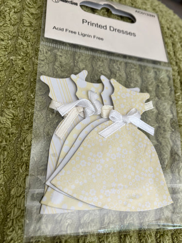 Dress die cuts - lemon