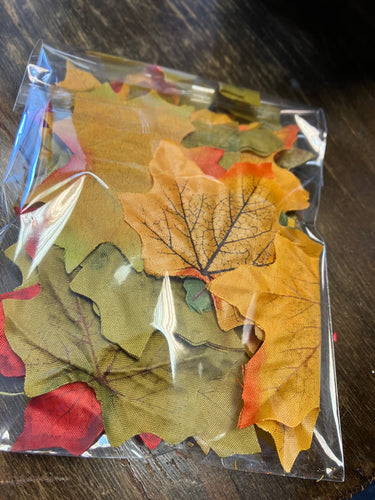 Fabric leaves