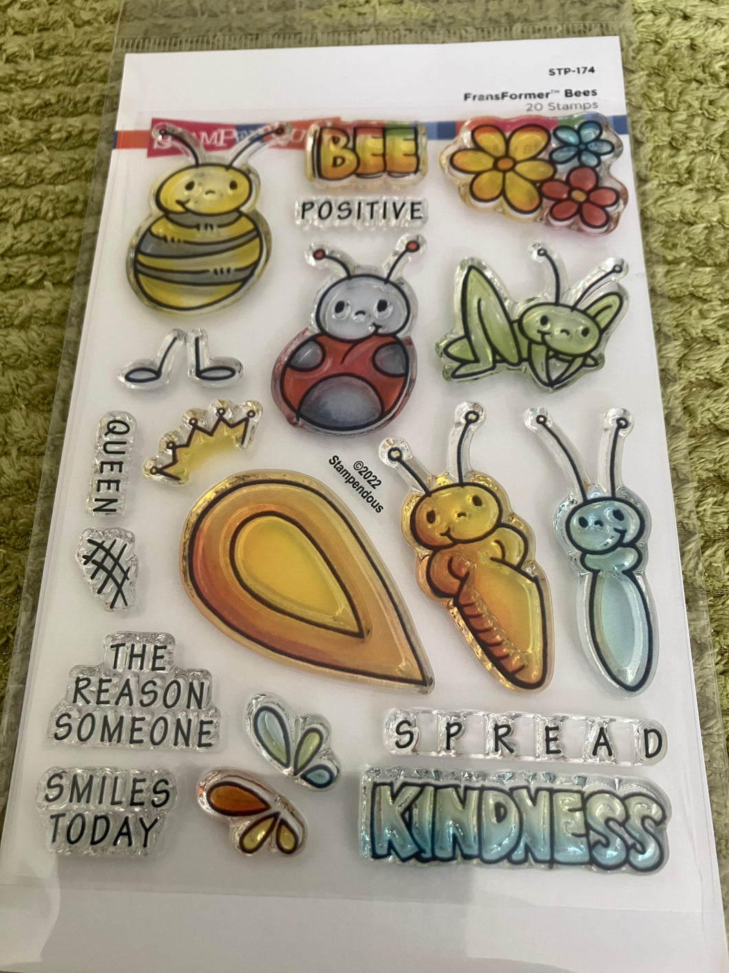 Stampedous Fransformer Bee stamps