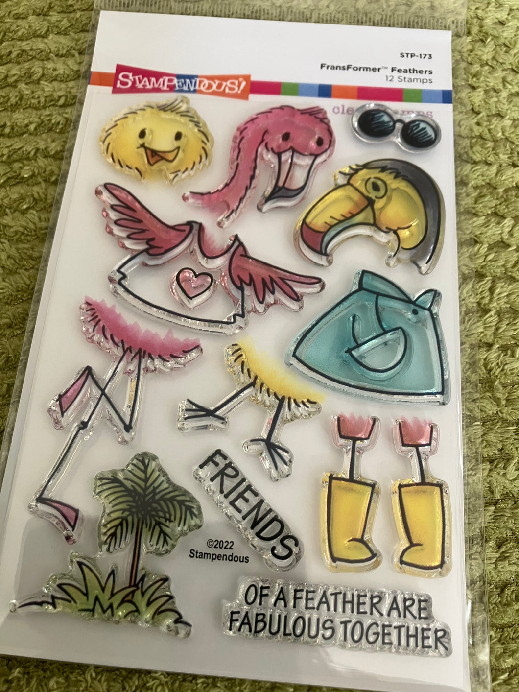 Stampedous Fransformer Feathers stamps