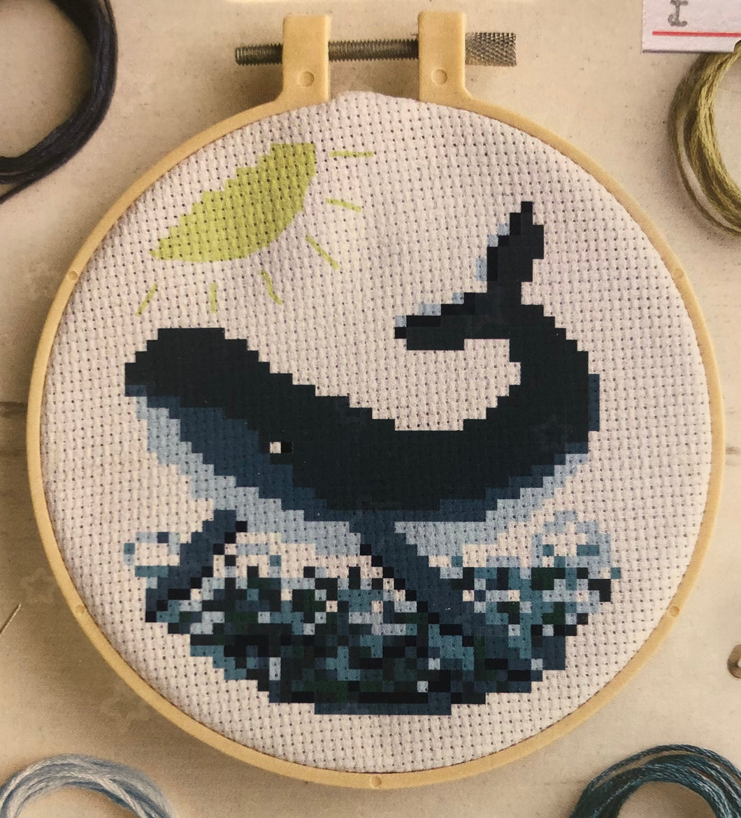 Cross Stitch Kit - Whale