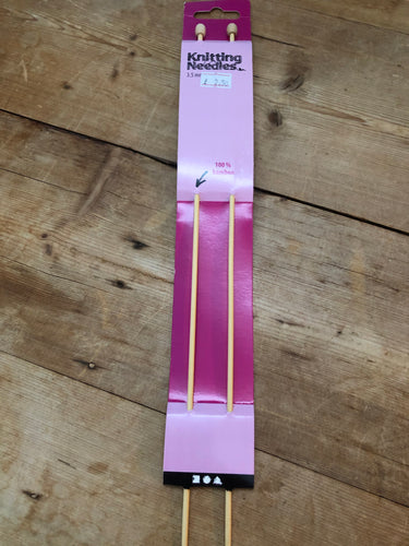 Bamboo knitting needles - 3.5m